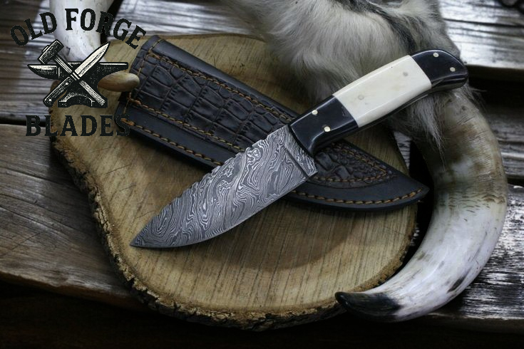 Handcrafted Damacas Knife – Fixed Blade Hunting Knife