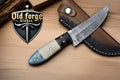 Handmade Damascus Steel Skinning Knife – One of the cool hunting knives