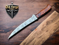 13” Damascus Fillet Knife – Rosewood Handle