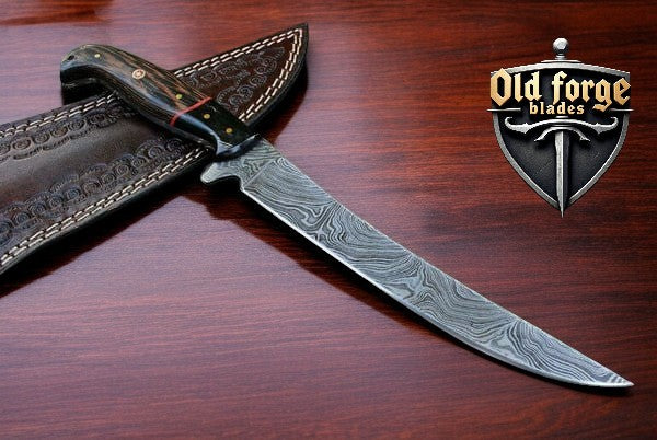 Handmade Damascus Fillet Knife 13” Full Tang