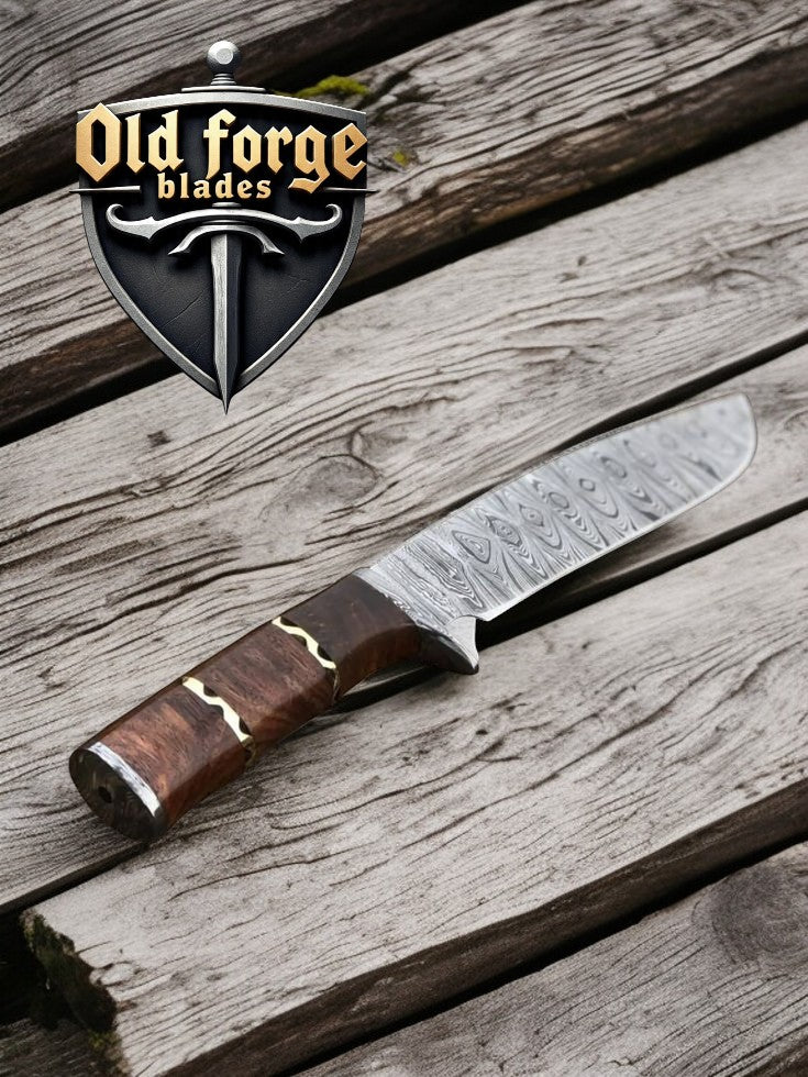 Premium Damascus Bowie Knife – Hunting Knives Made in USA
