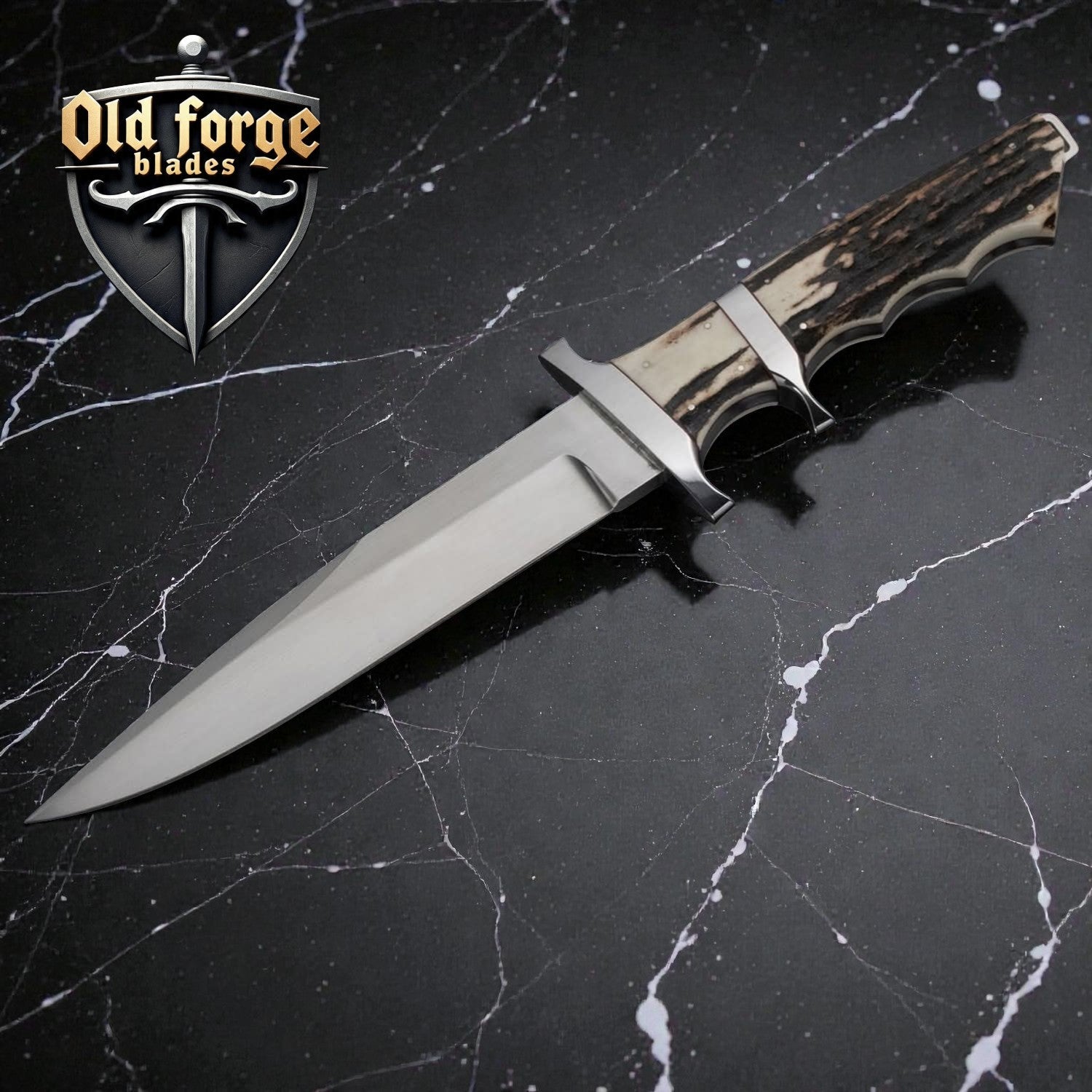 Highland Crown 12” Fixed Blade Hunting Knife