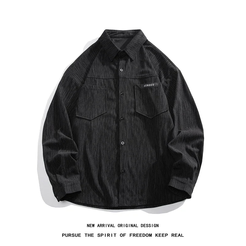 Men's Oversized Button-Up Shirts