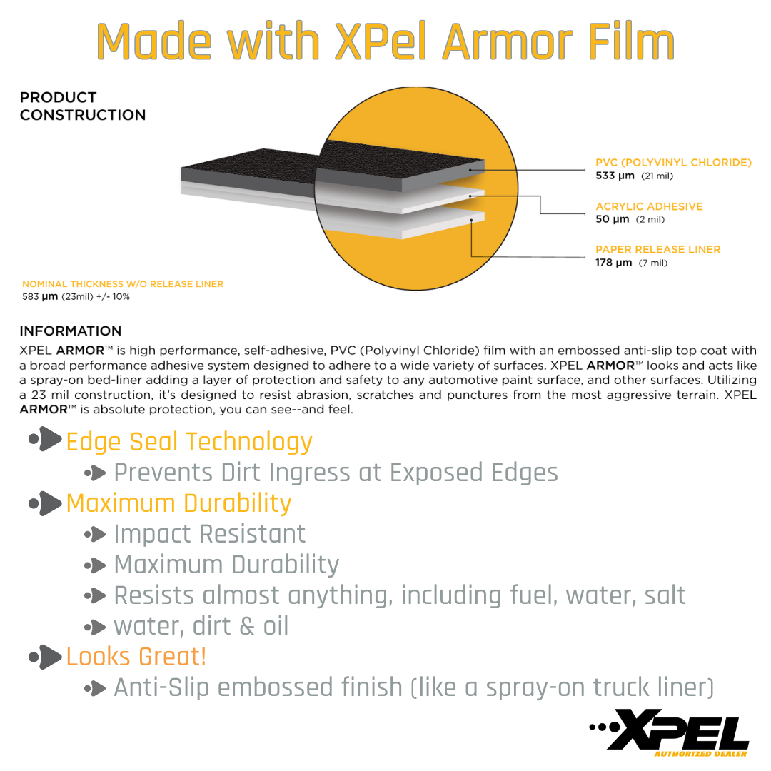 Xpel Armor Door Sill Protection for Rivian R1T or R1S