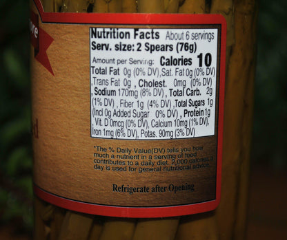 Zesty Pickled Asparagus | Crisp Country Pantry Side | 16 oz.