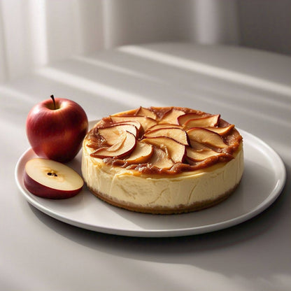 Andy Anand Sugar-Free Apple Cheesecake, 9-Inch, 2.6 lb – Diabetic-Friendly, Real California Cream Cheese, All-Natural Ingredients Gift Box