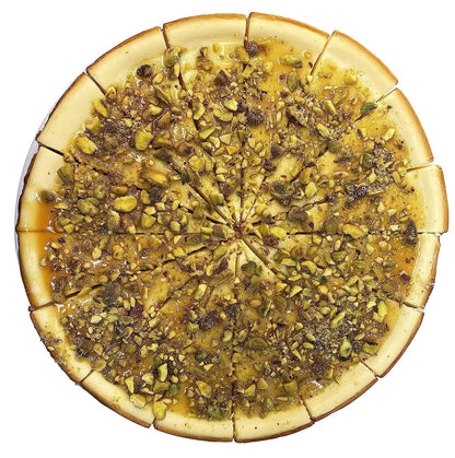Andy Anand Sugar-Free & Gluten-Free Caramel Pistachio Cheesecake, 9-Inch – Diabetic-Friendly, Cream Cheese, Birthday & Holiday Gift Box