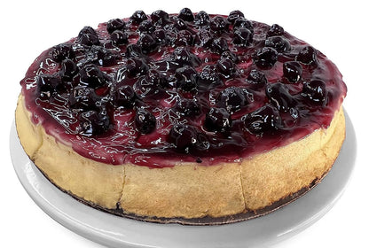 Andy Anand Gluten-Free Blueberry Cheesecake, 9-Inch, 2 lb – Freshly Baked, Real California Cream Cheese, No Preservatives, Birthday Gift Box