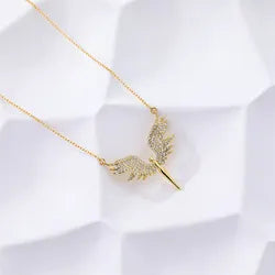Celestial Guardian Wing Necklace