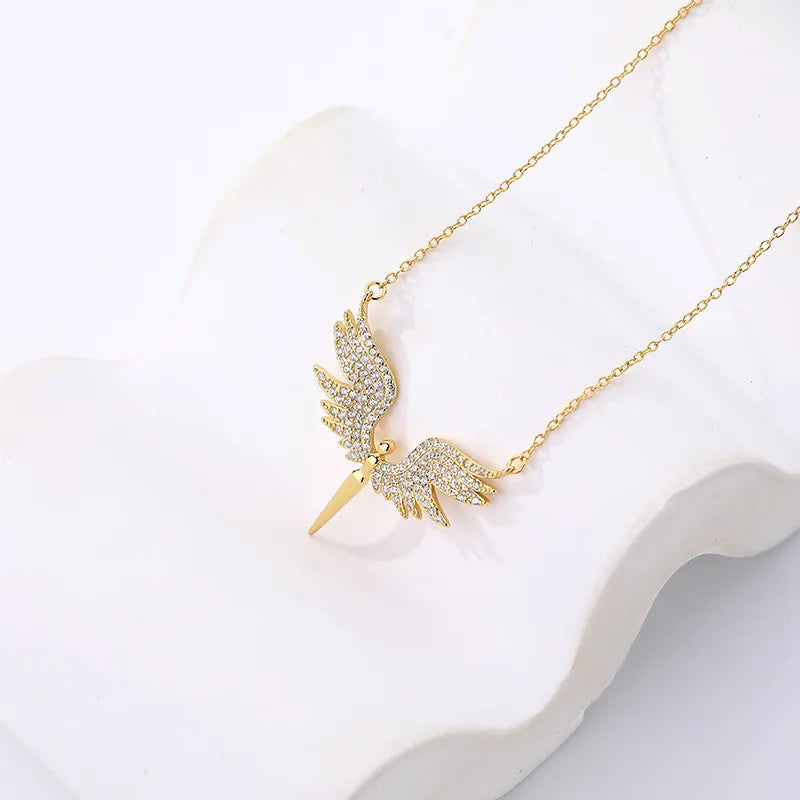 Celestial Guardian Wing Necklace