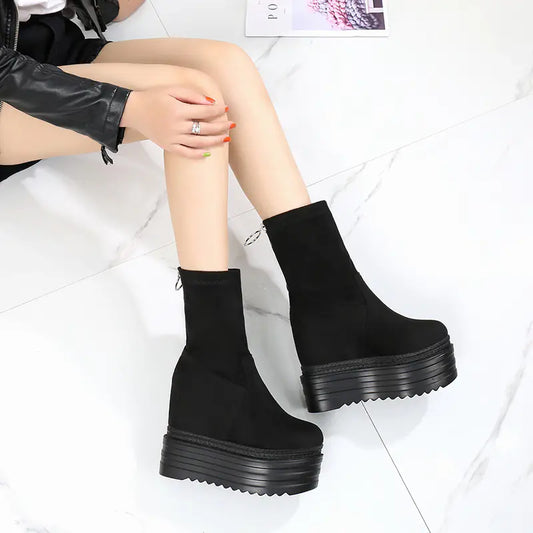 Women's Platform Martin Boots - All-Matching Style