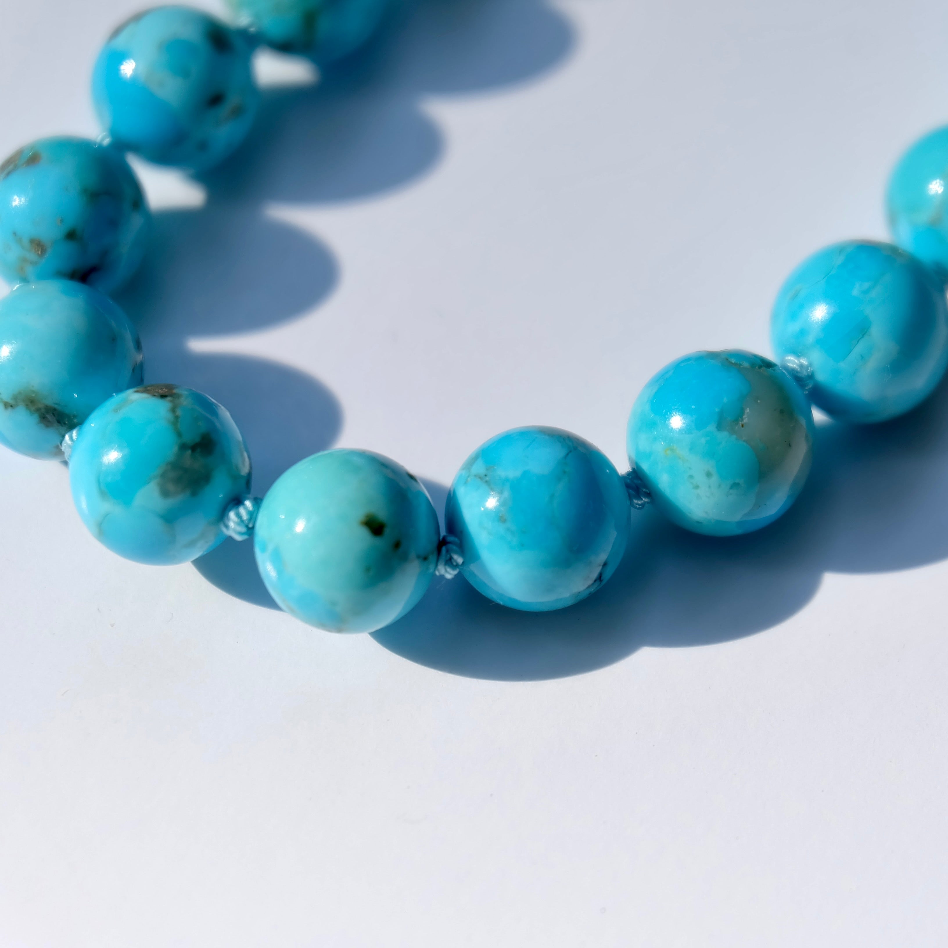 Kingman Turquoise Paperclip Necklace