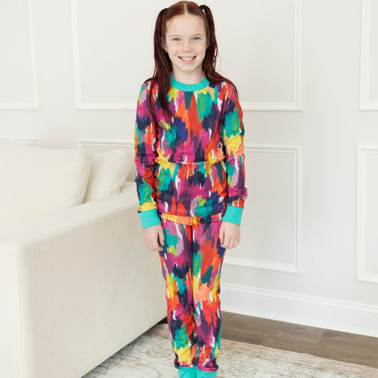 Big Kid Pajama Set – Holi Hues