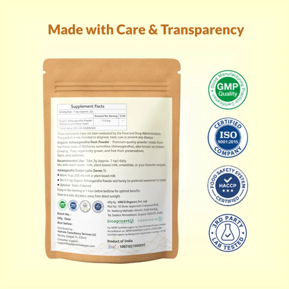 Organic Ashwagandha Powder