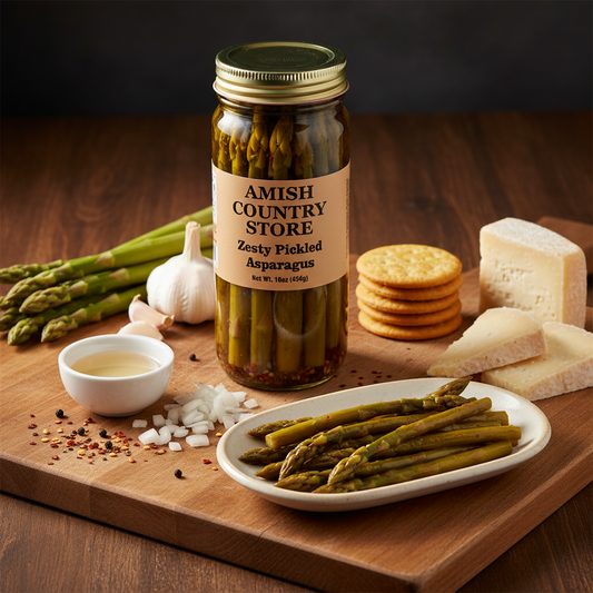Zesty Pickled Asparagus | Crisp Country Pantry Side | 16 oz.
