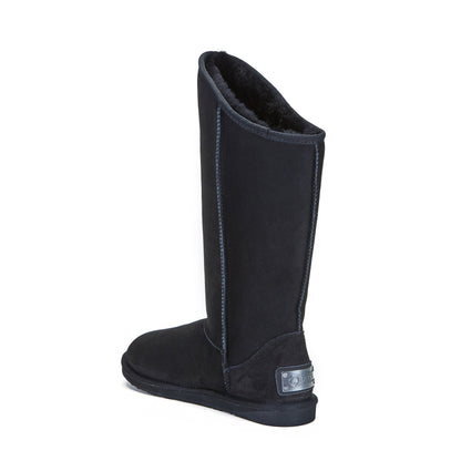 COSY TALL BOOTS BLACK