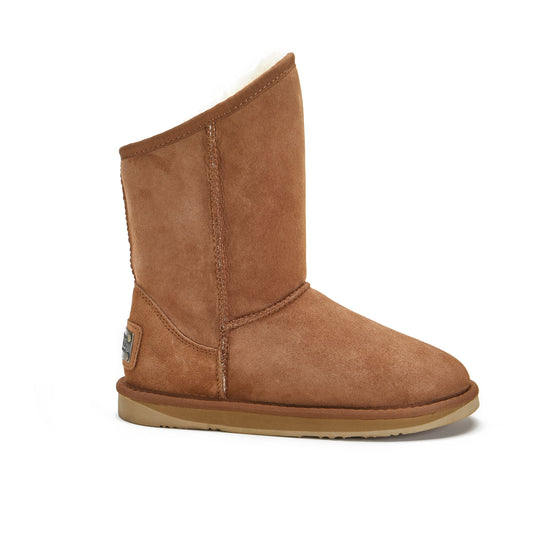 COSY SHORT BOOTS CHESTNUT