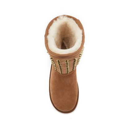 PISTOL SUEDE CHESTNUT