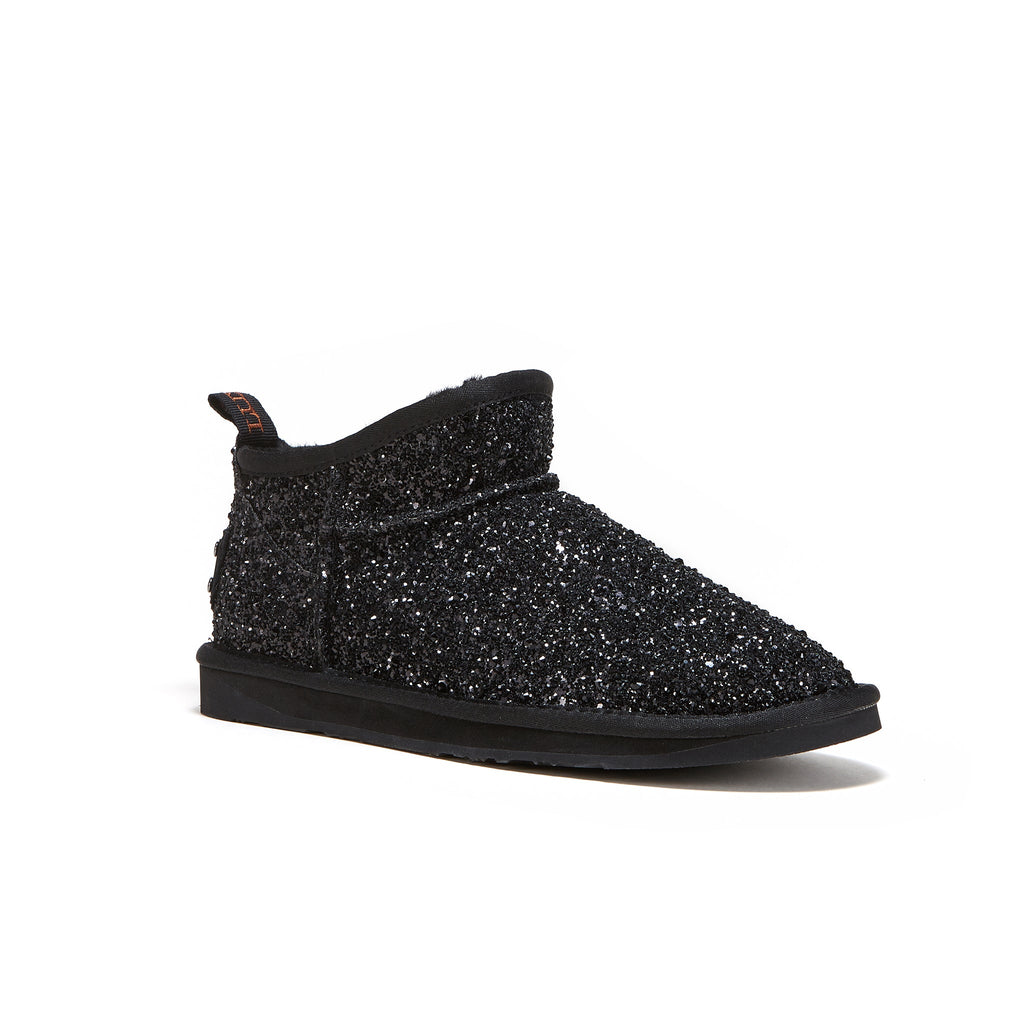 COSY ULTRA SHORT GLITTER BLACK
