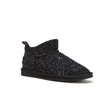 COSY ULTRA SHORT GLITTER BLACK