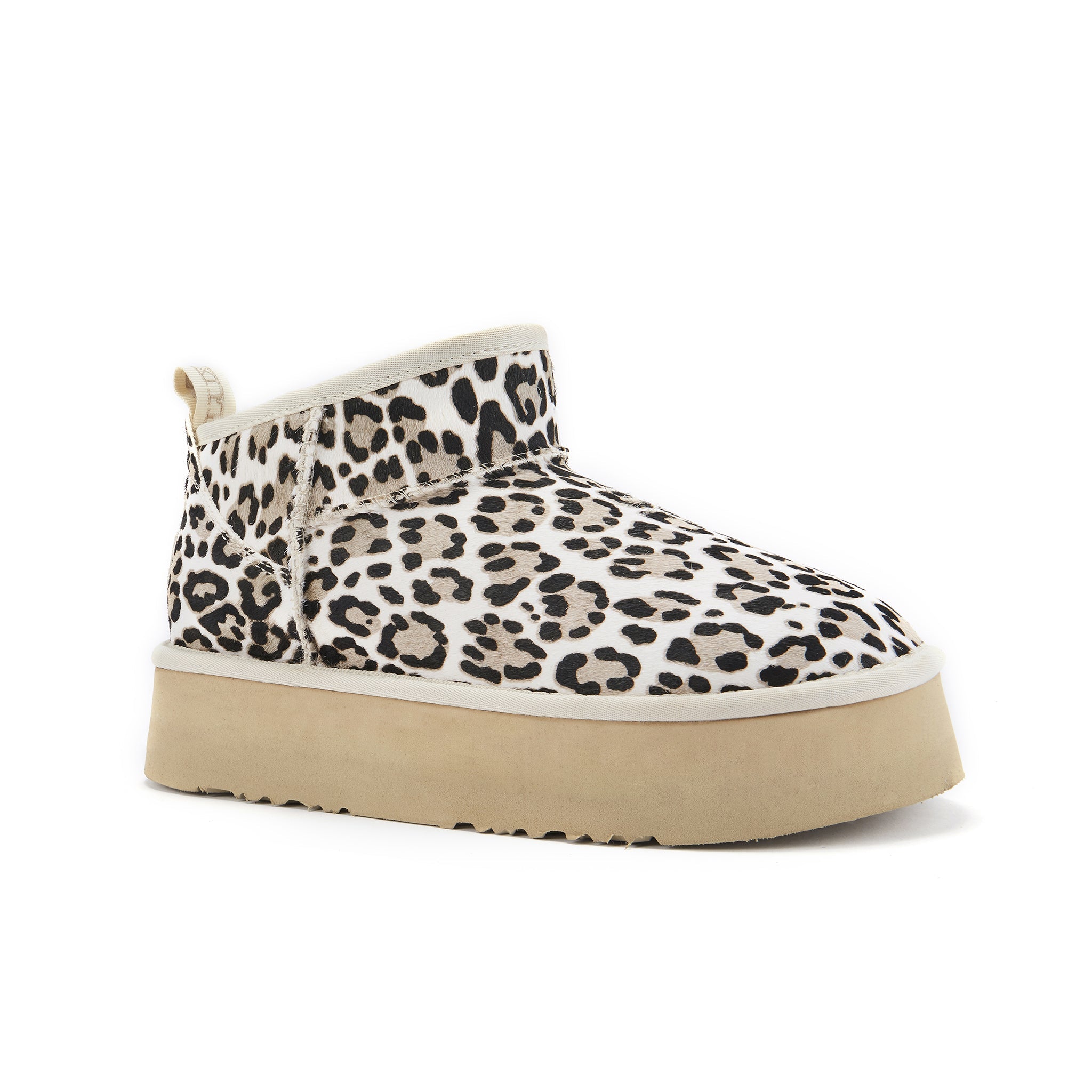 COSY ULTRA SHORT PLATFOAM SNOW LEOPARD