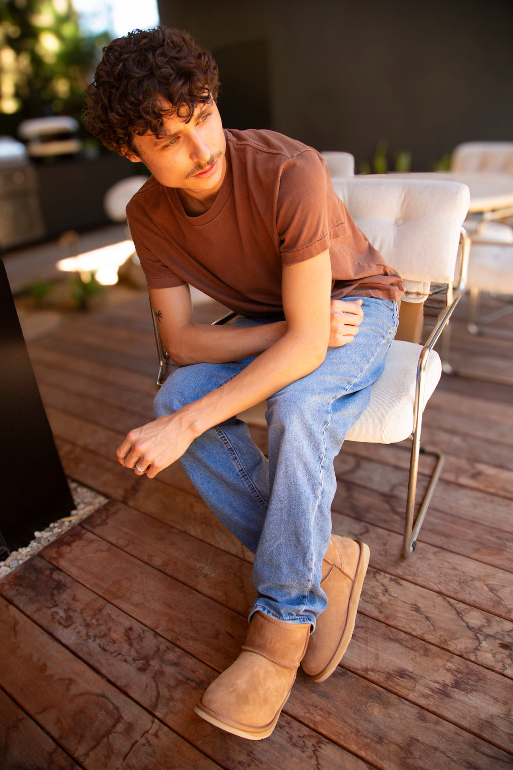 MENS COSY X SHORT CHESTNUT