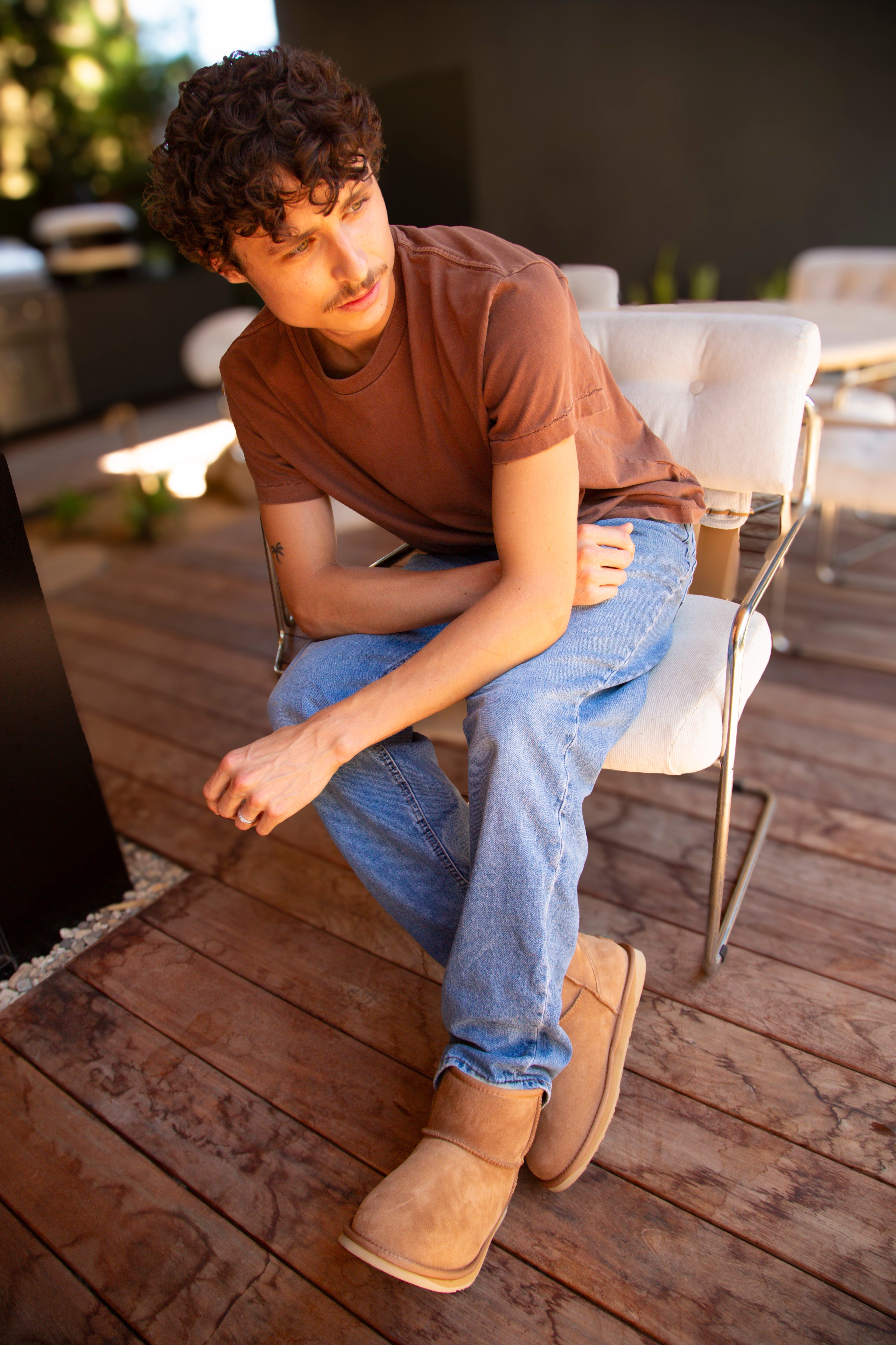 MENS COSY X SHORT CHESTNUT