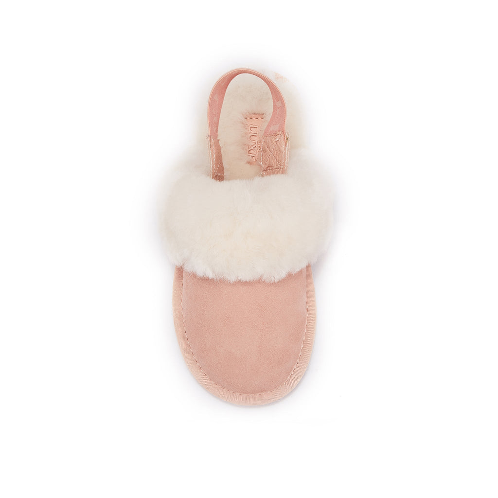 KIDS SLINGBACK MULE ROSE (ELASTIC)