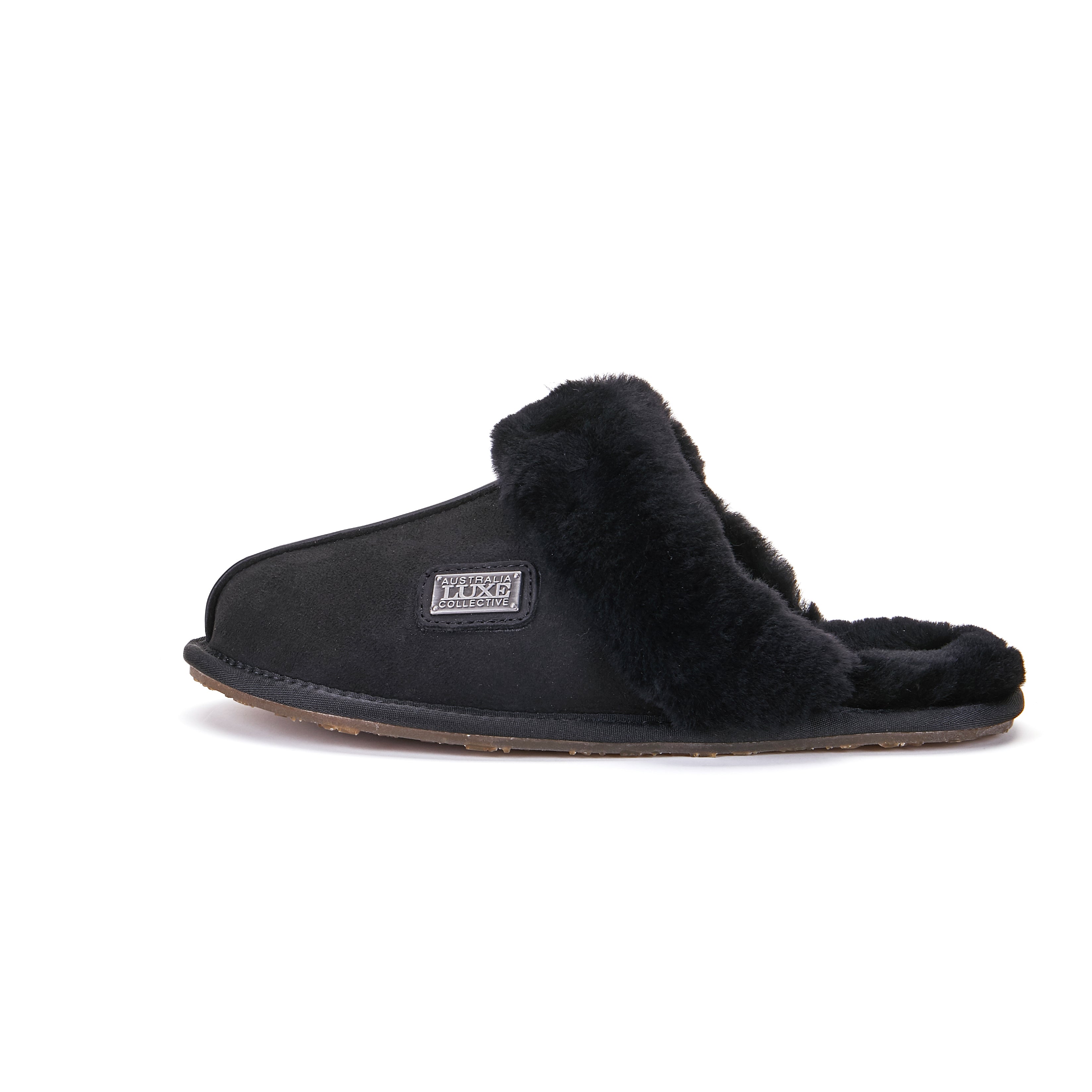 CLOSED MULE BLACK