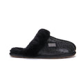 CLOSED MULE GLITTER BLACK