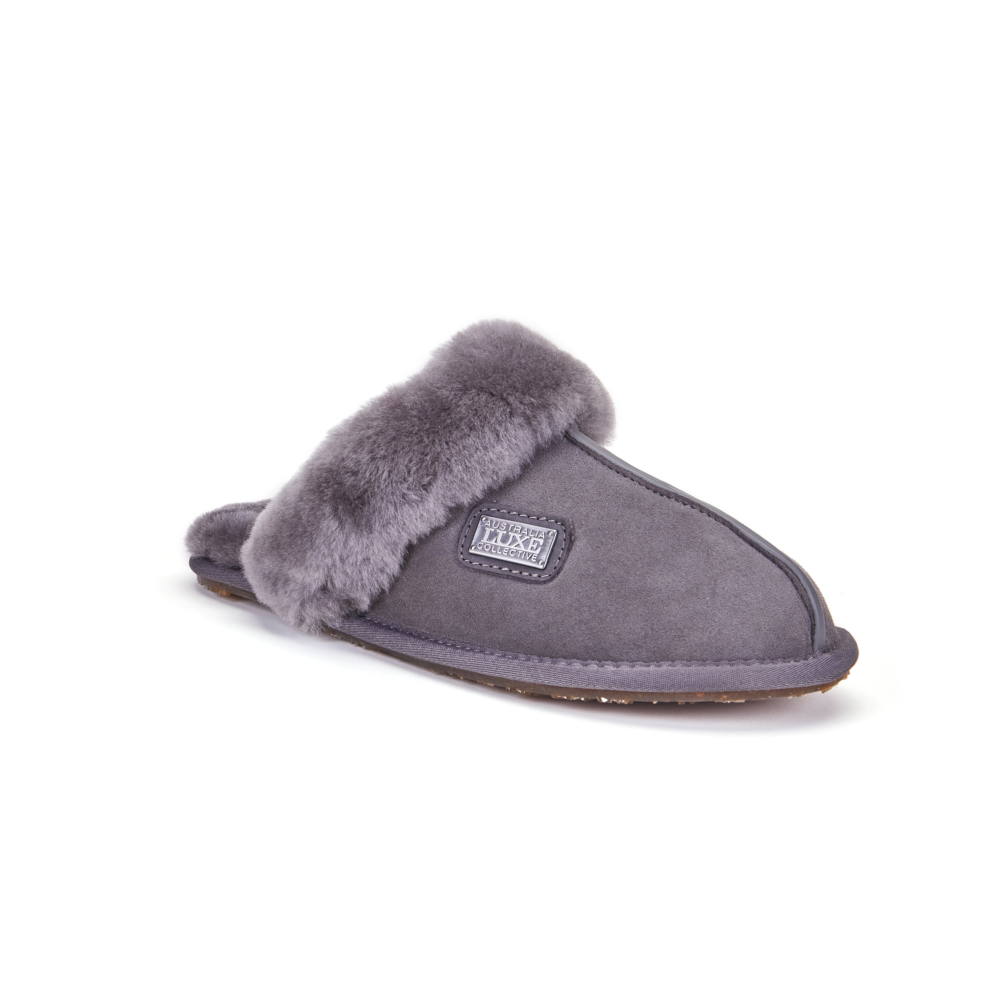 CLOSED MULE GRAY
