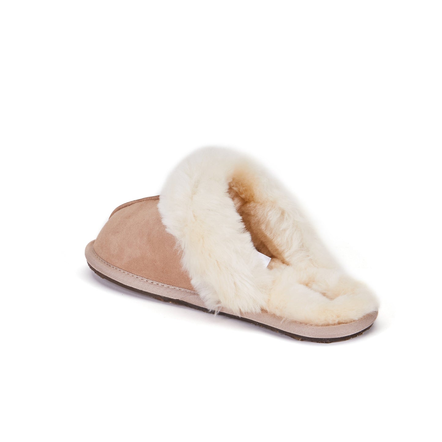 CLOSED MULE SLIPPERS SAND
