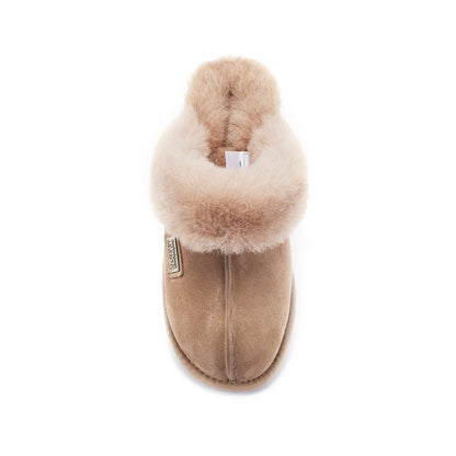 CLOSED MULE TAUPE