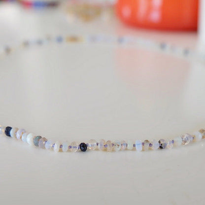 Australian Opal Candy Necklace 14K Gold