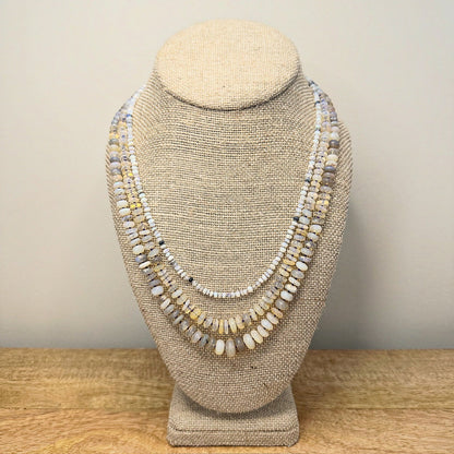 Australian Opal Candy Necklace 14K Gold