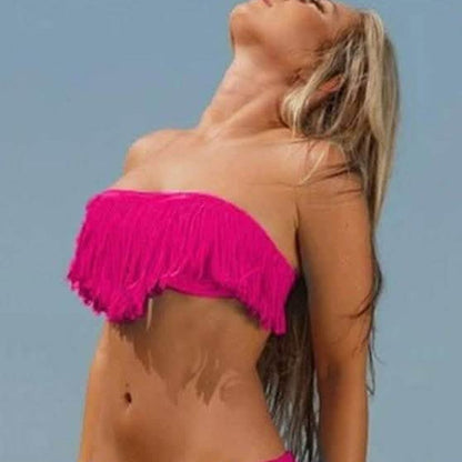 2-Piece: Fashion Fringe Bikini Swimwear
