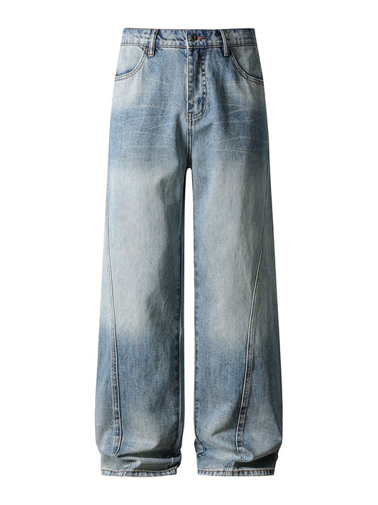 PANEL BAGGY DENIM