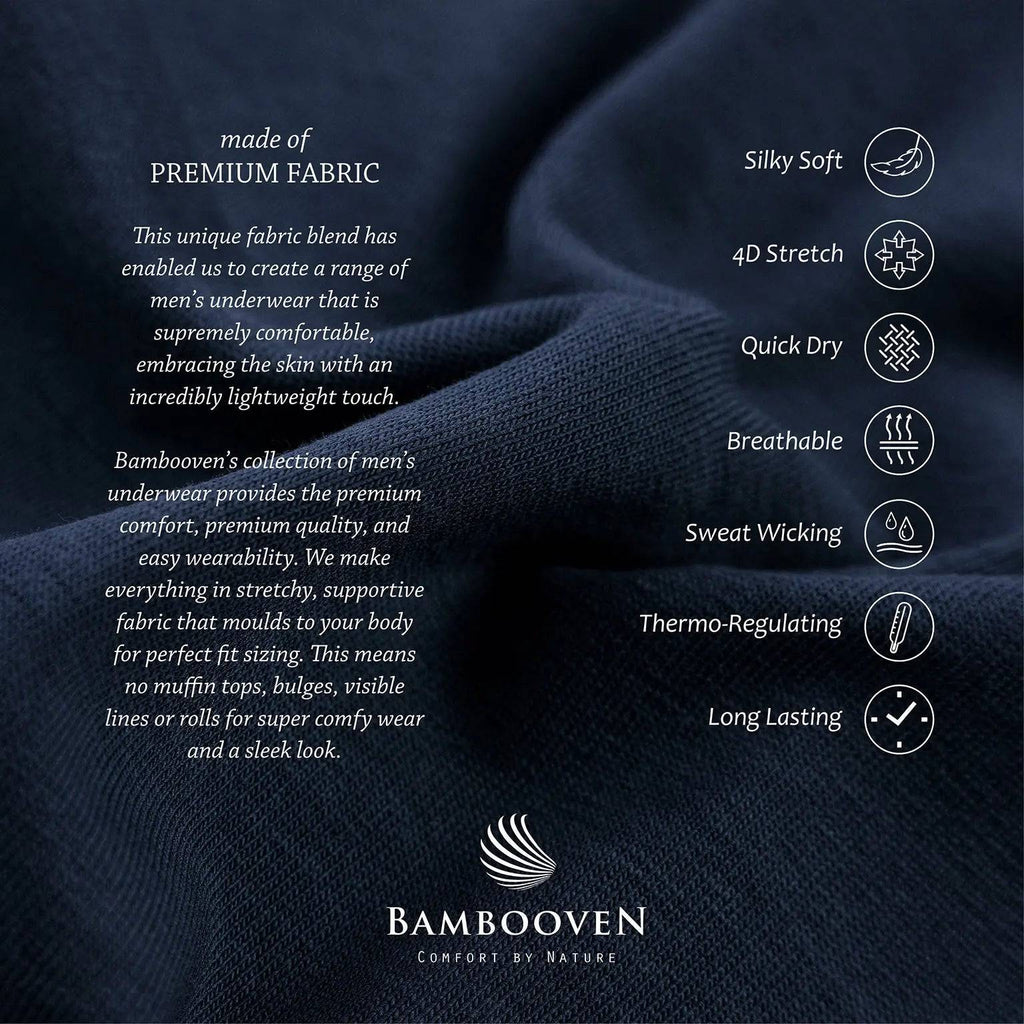 Men's Bamboo V-Neck Undershirt (3 Pack)