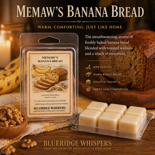 Memaw’s Banana Bread – Warm Baked Wax Melts