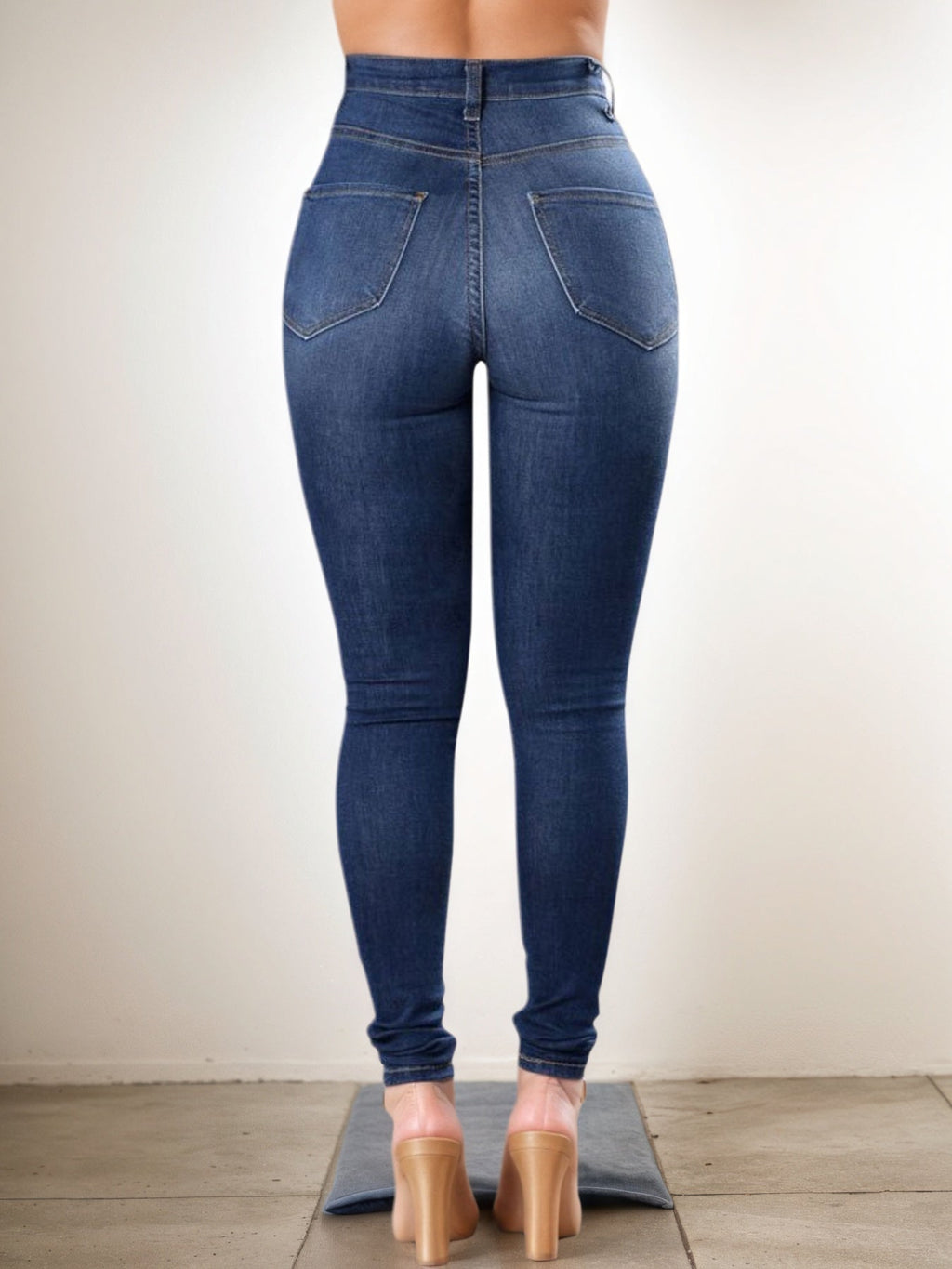 Street Style Sexy Women's Ripped High Waist Jeans - Comfortable and Trendy Ladies Denim Pants