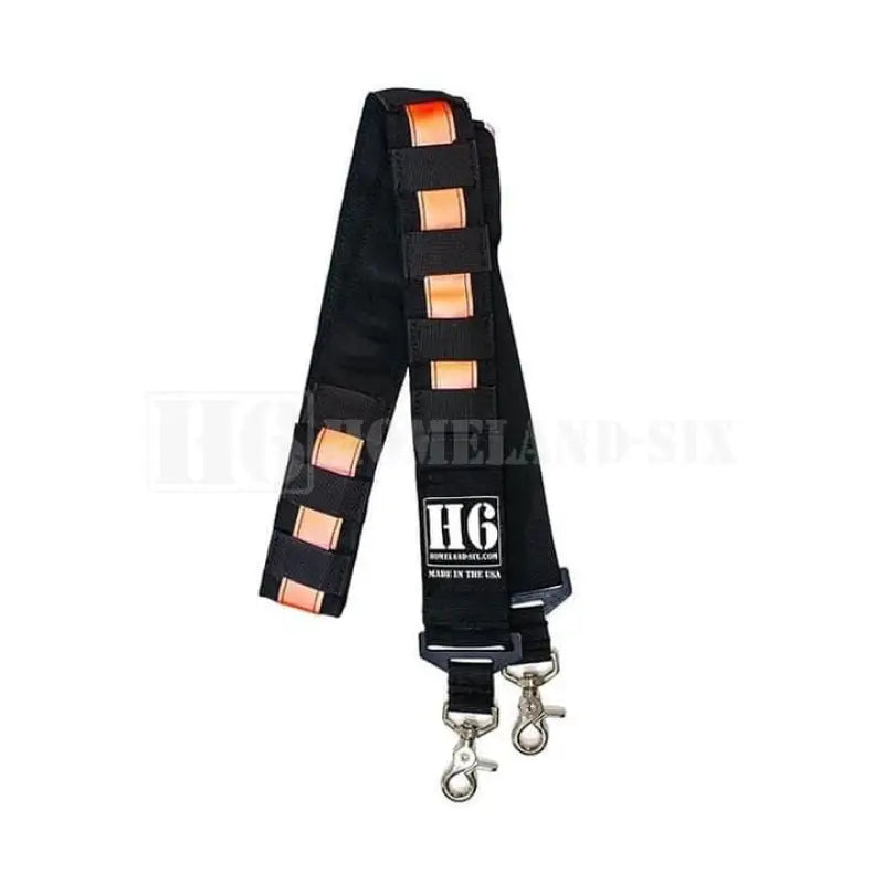 H6 FRONTLINE RADIO STRAP KIT - 3M RED/ORANGE REFLECTIVE