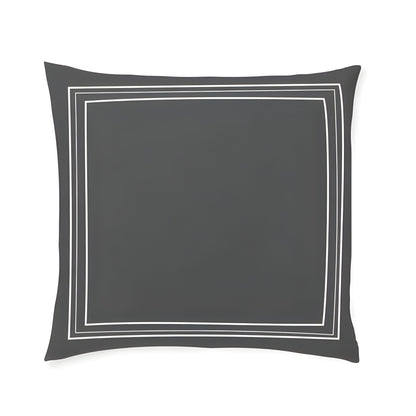 400TC Cotton Classic Luxurious Embroidery Sateen Solid Duvet Cover Set