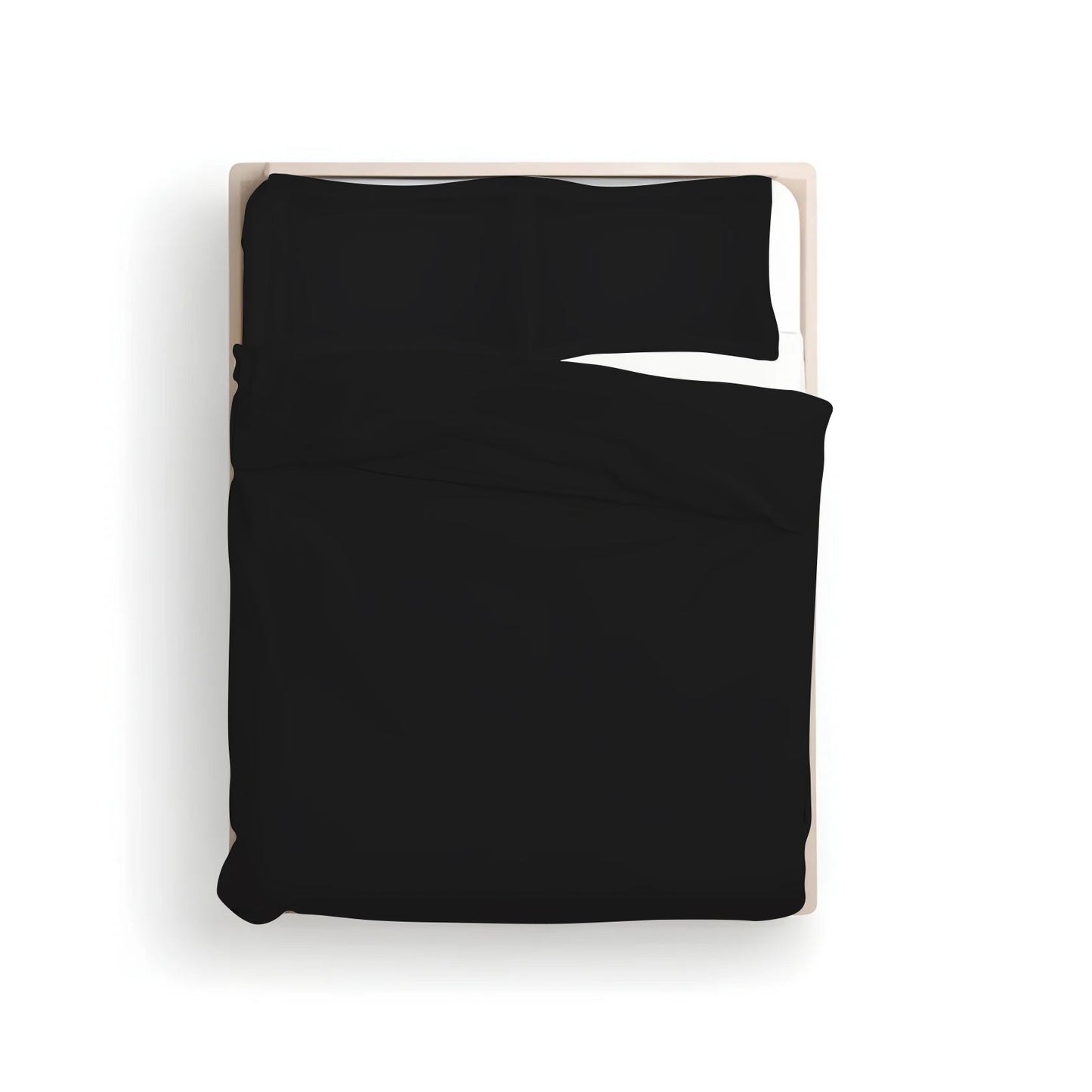 400TC Cotton Sateen Solid Duvet Cover Set