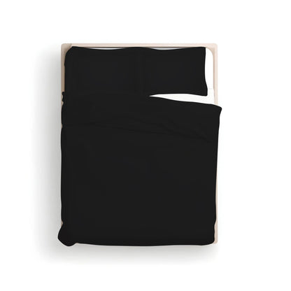 400TC Cotton Sateen Solid Duvet Cover Set