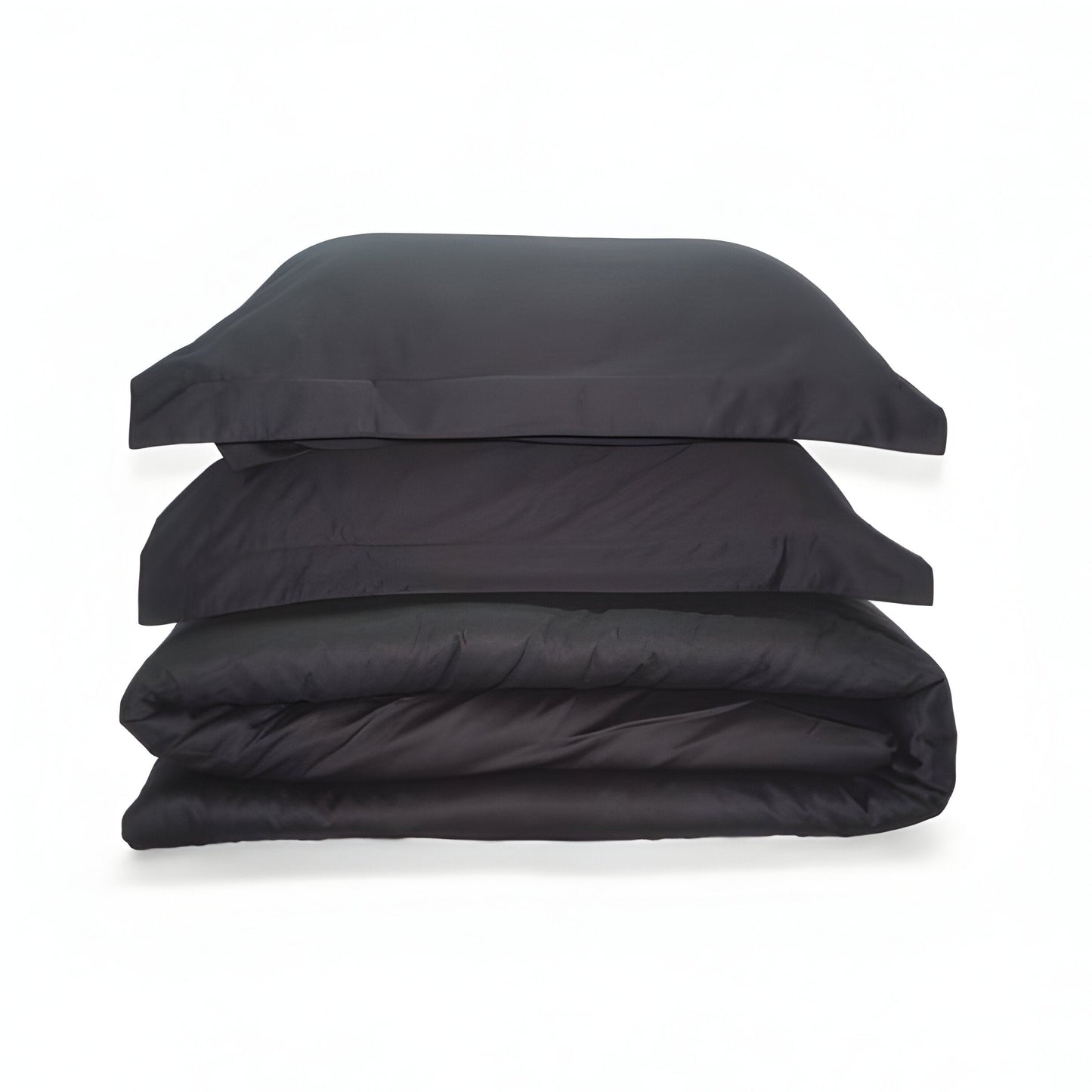400TC Cotton Sateen Solid Duvet Cover Set