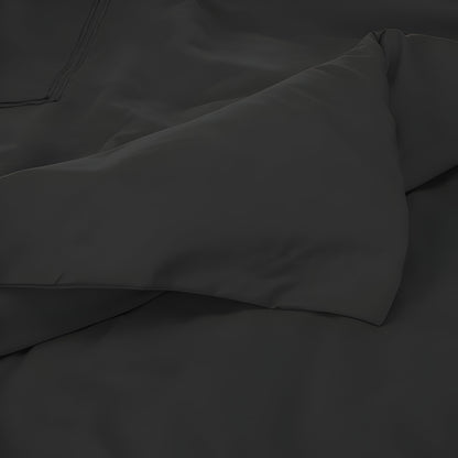 400TC Cotton Luxurious Double Embroidery Sateen Solid Duvet Cover Set
