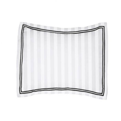 400TC Cotton Double Edge Embroidery Sateen Stripe Duvet Cover Set