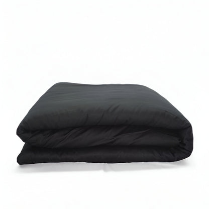 400TC Sateen Solid Cotton Round Duvet Cover Set
