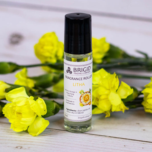 Litha Fragrance Roller – Lemon & Orange Natural Fragrance Oil