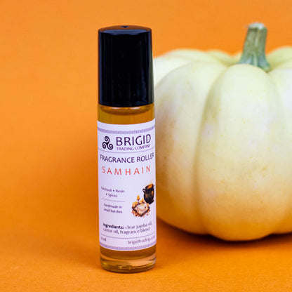 Samhain Fragrance Roller - Merlot Wine, Smoked Patchouli, and Dragon's Blood